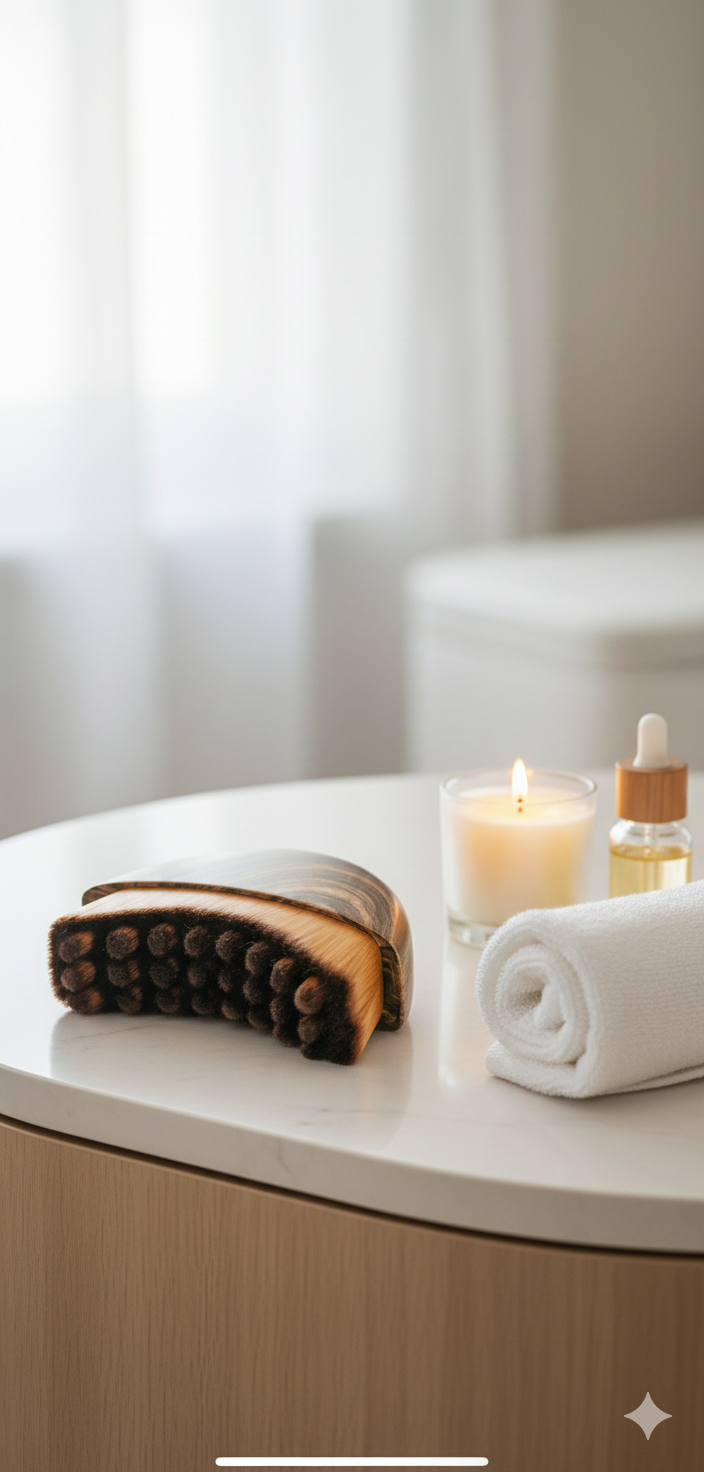 Brosse de massage lymphatique Aunat