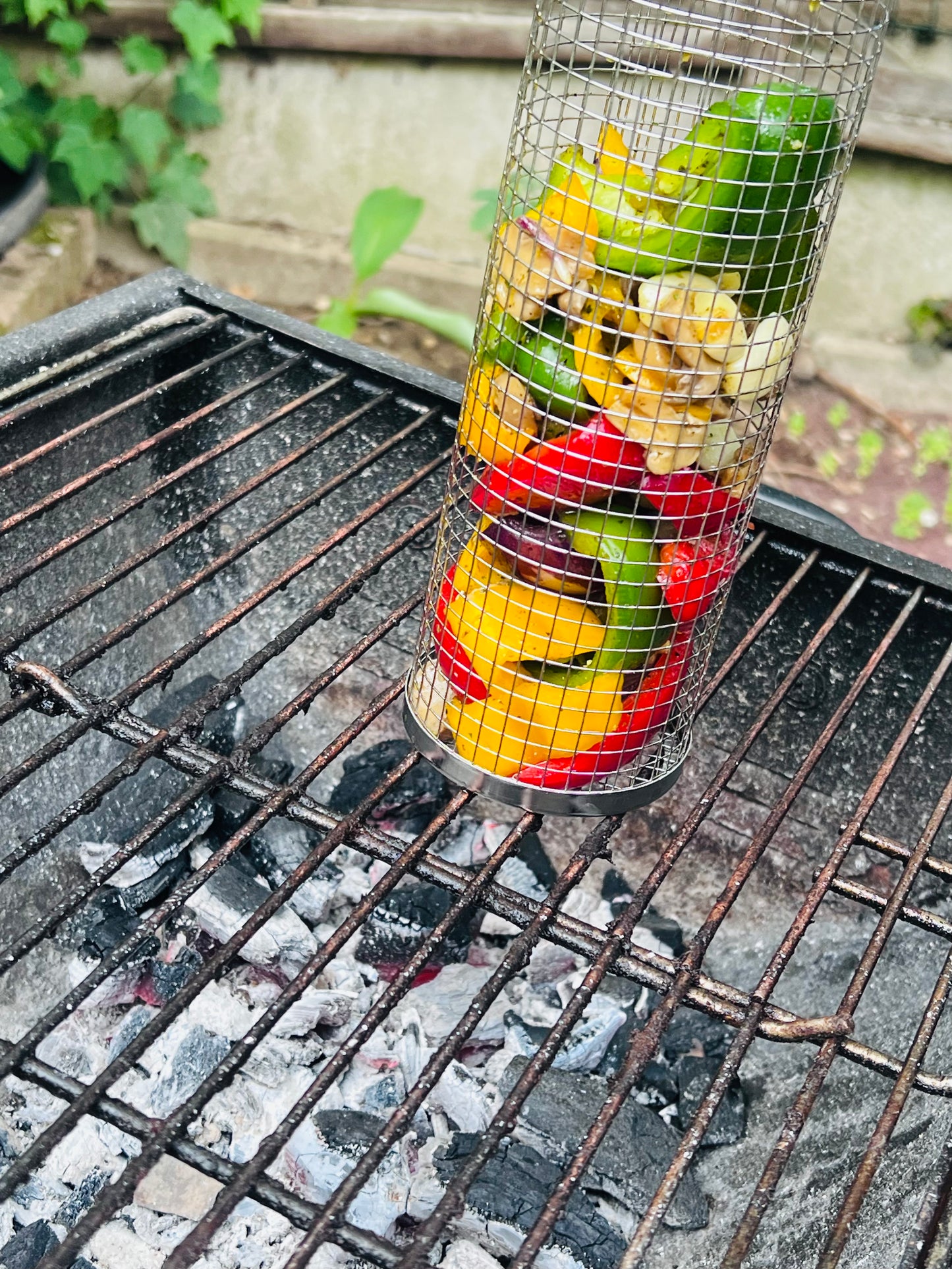 🔥 Panier Barbecue Inox — Vrai goût de BBQ