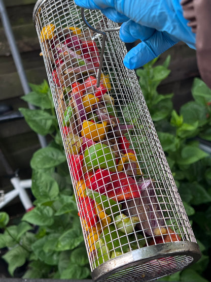 🔥 Panier Barbecue Inox — Vrai goût de BBQ